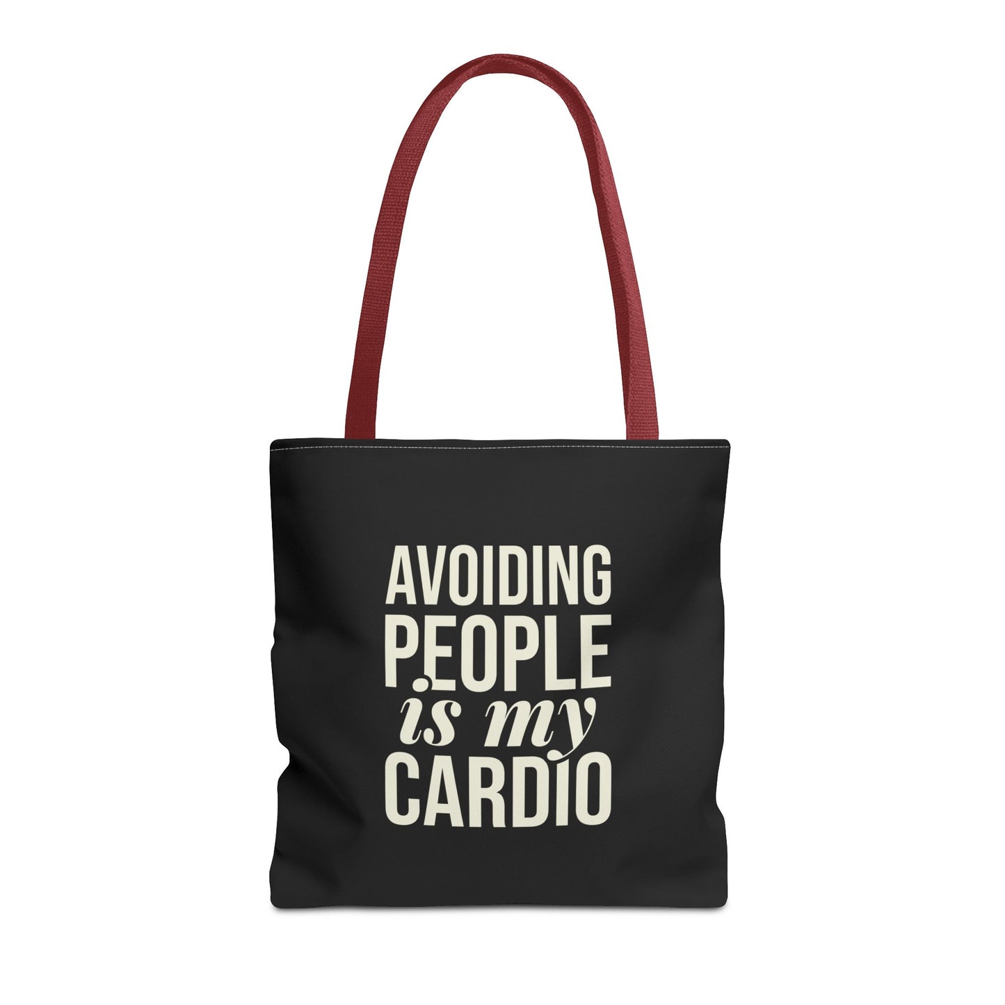 Avoiding People is my Cardio Tote Bag
