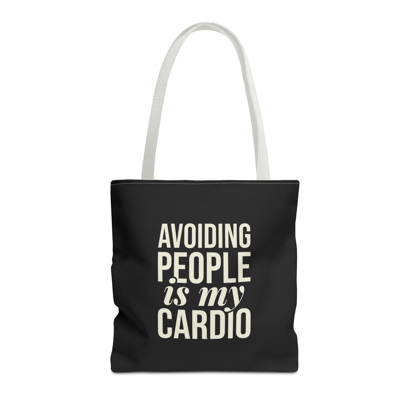 Avoiding People is my Cardio Tote Bag