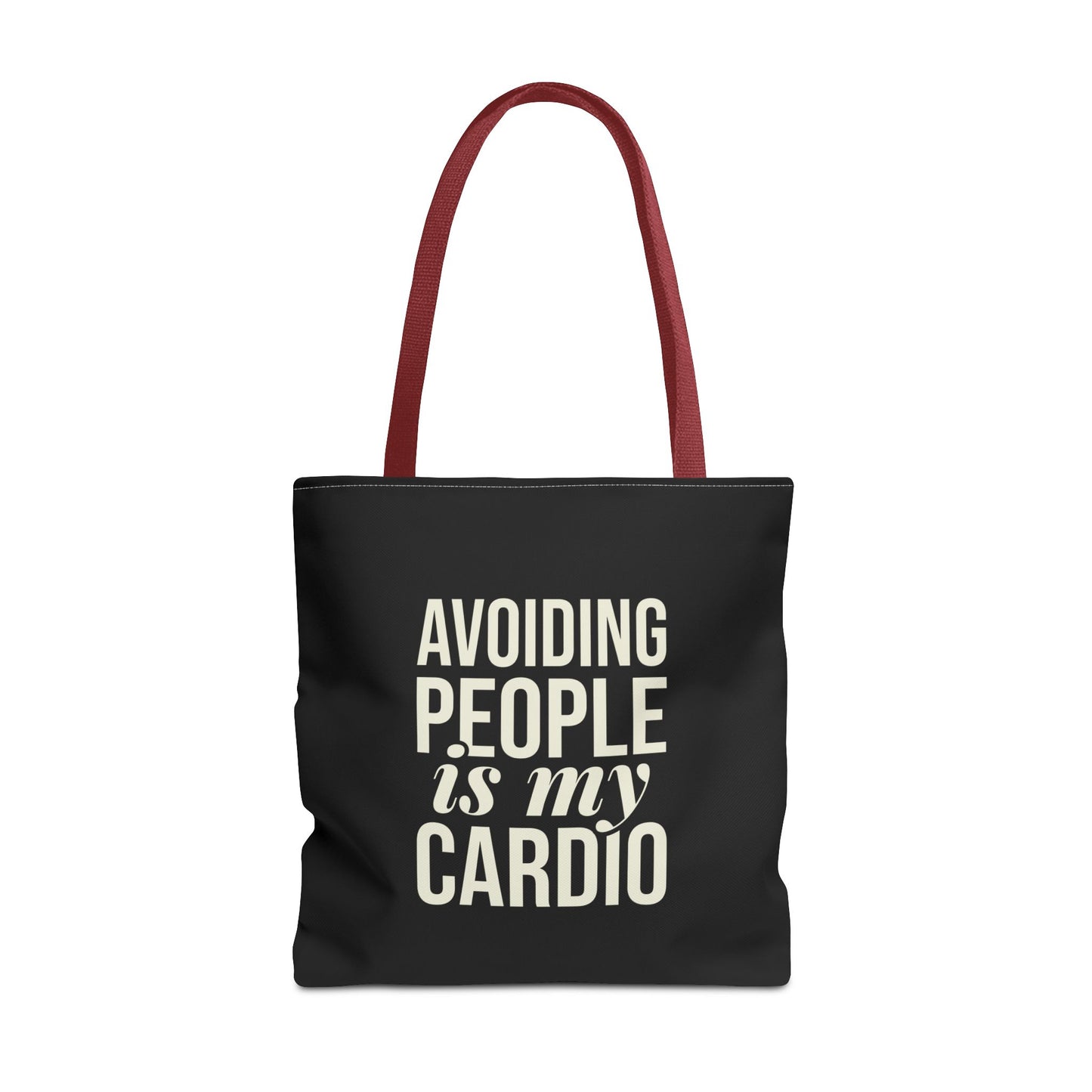 Avoiding People is my Cardio Tote Bag