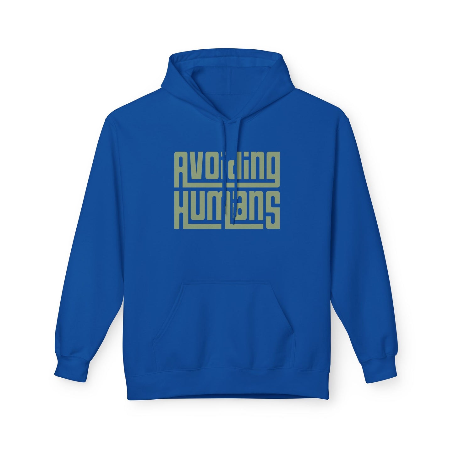 Avoiding Humans Fleece Hoodie