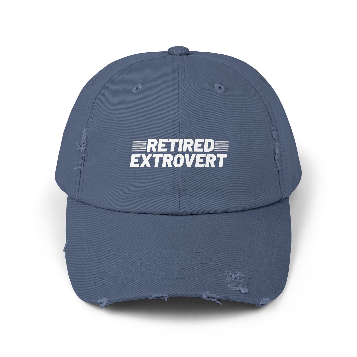 Retired Extrovert Distressed Cap