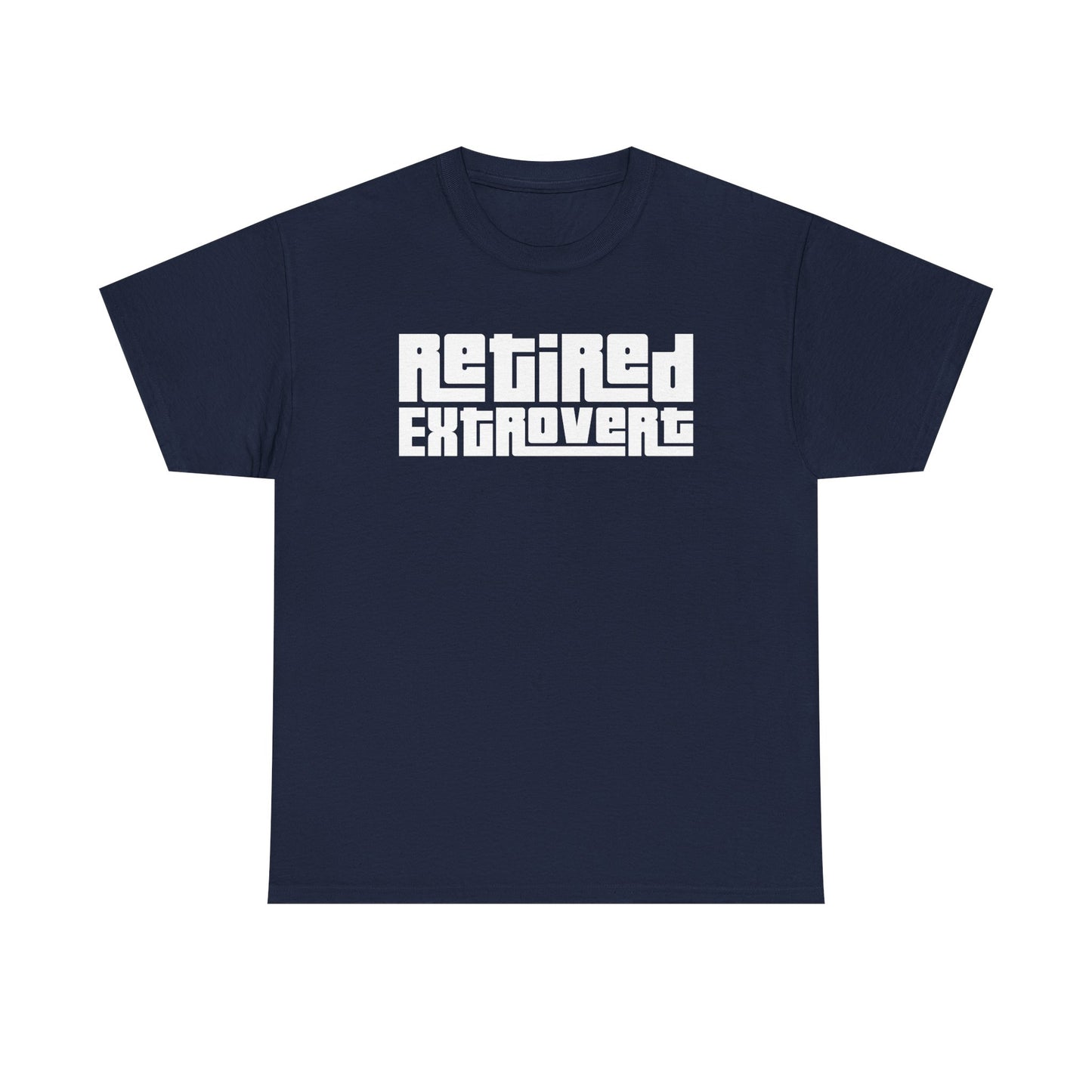 Retired Extrovert Unisex Heavy Cotton Tee