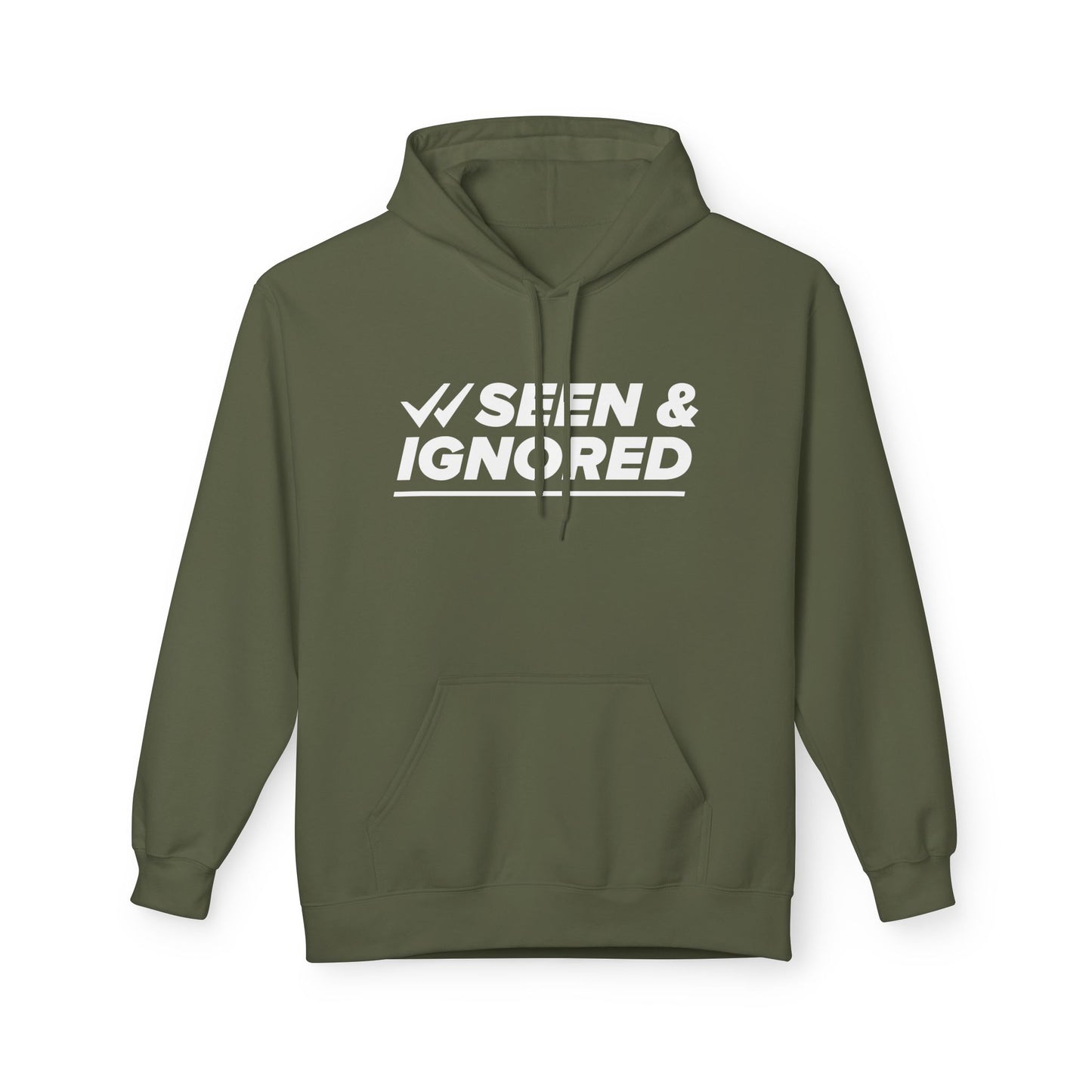 Seen & Ignored Fleece Hoodie