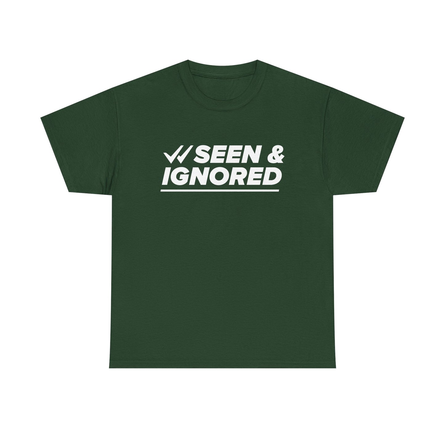 Seen & Ignored Unisex Heavy Cotton Tee