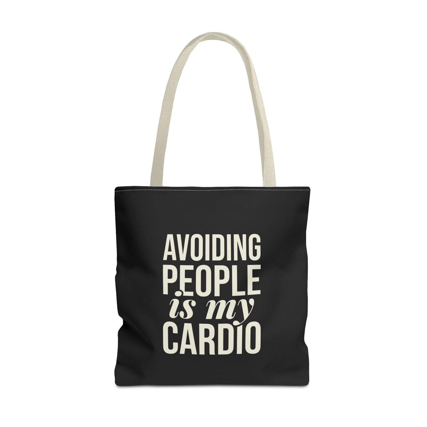 Avoiding People is my Cardio Tote Bag