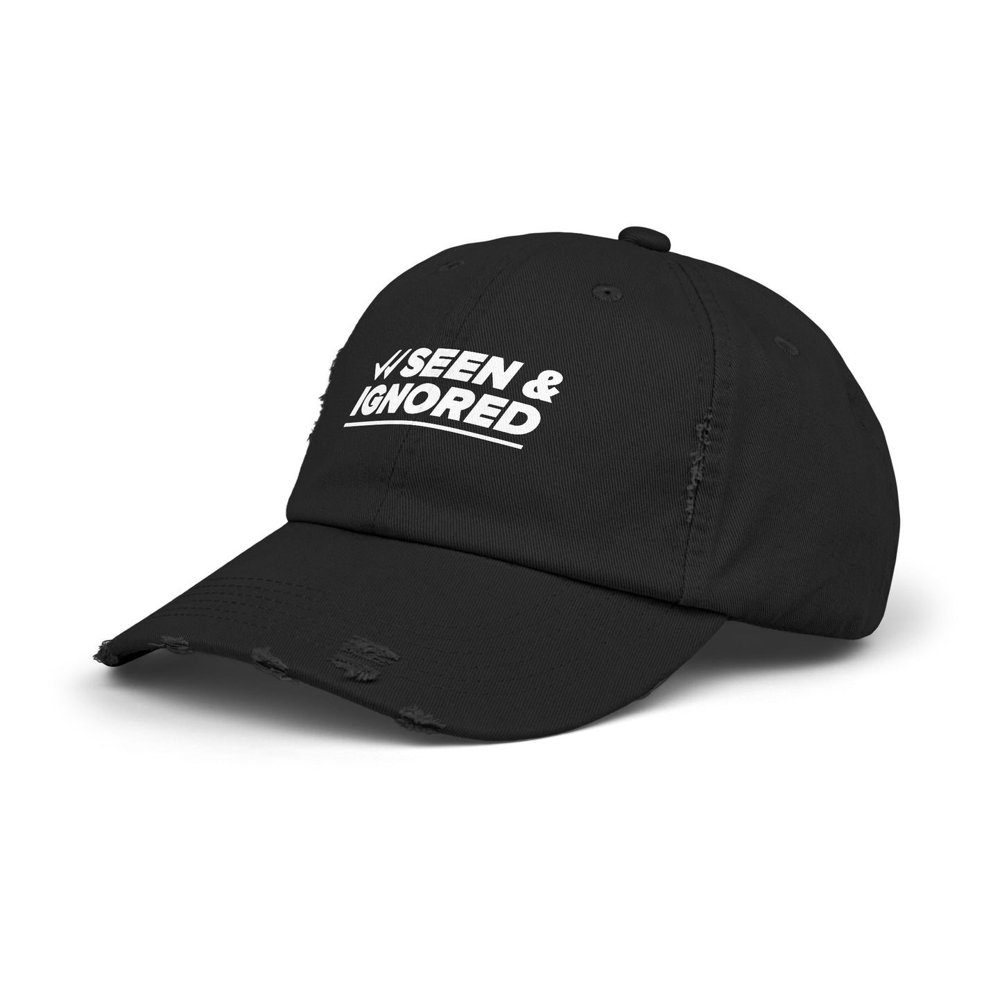 Seen & Ignored Distressed Cap