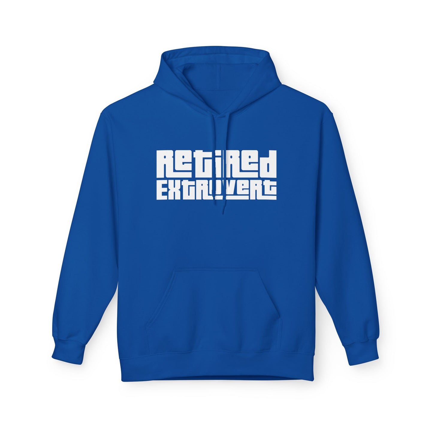 Retired Extrovert Fleece Hoodie