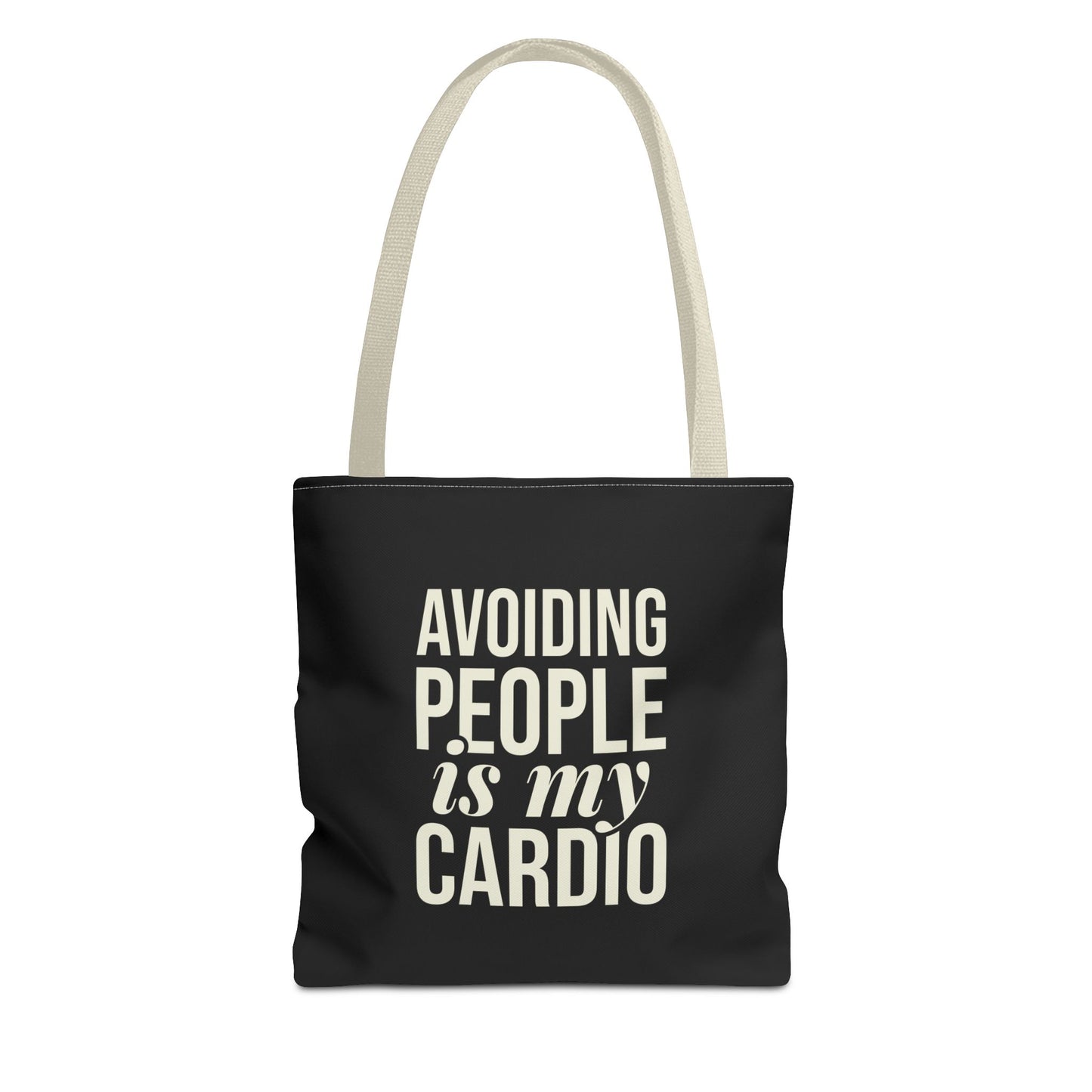 Avoiding People is my Cardio Tote Bag