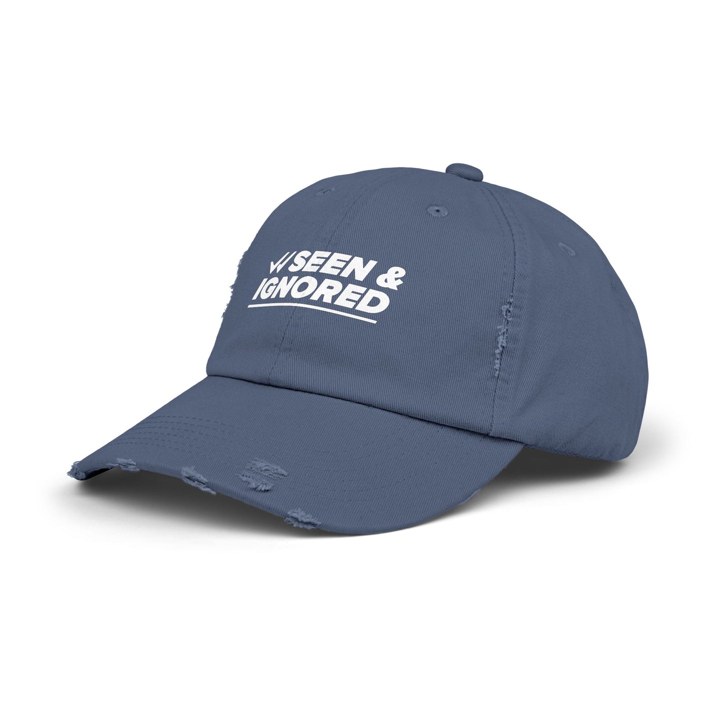 Seen & Ignored Distressed Cap