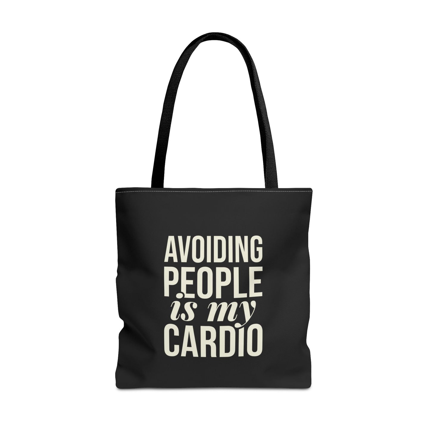 Avoiding People is my Cardio Tote Bag