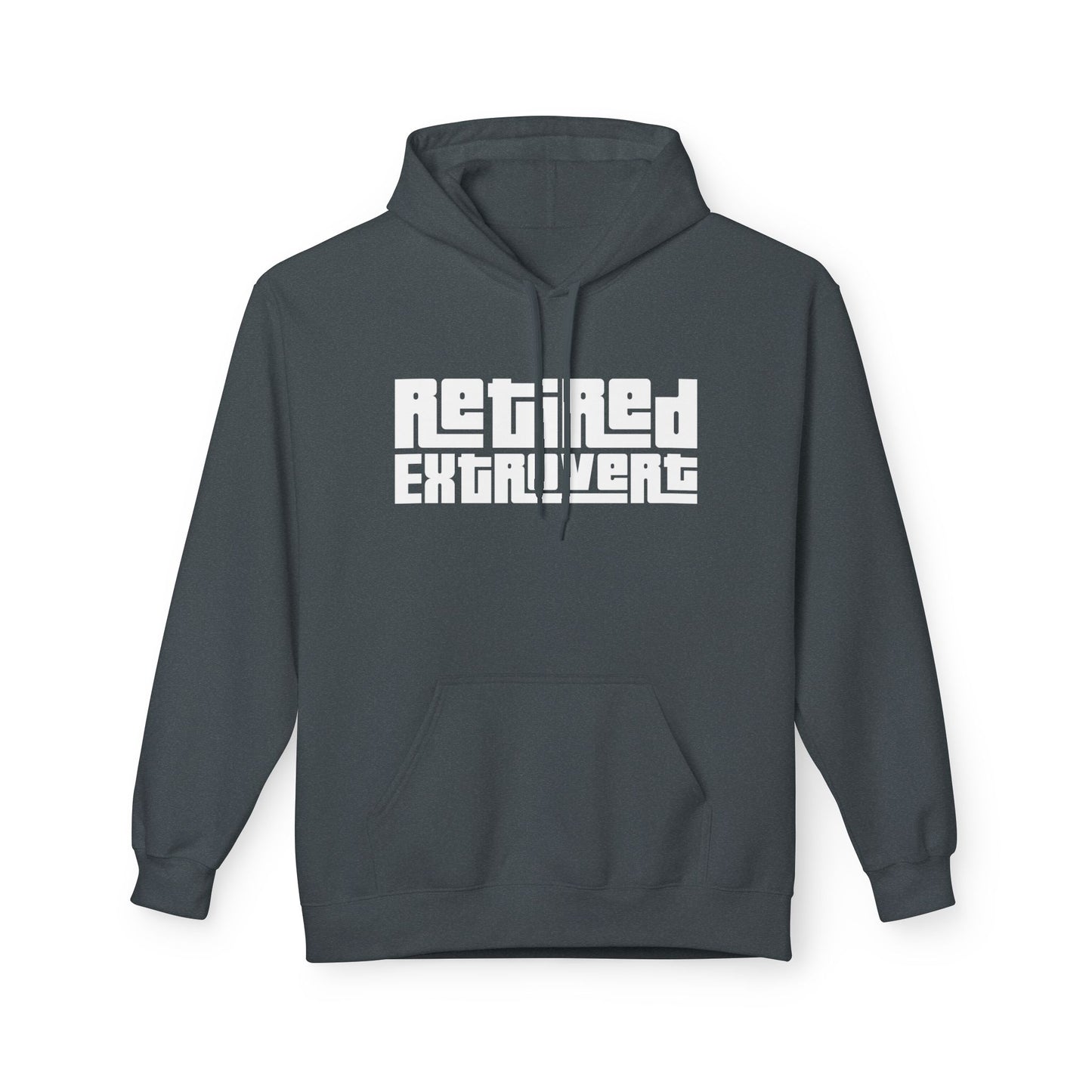 Retired Extrovert Fleece Hoodie