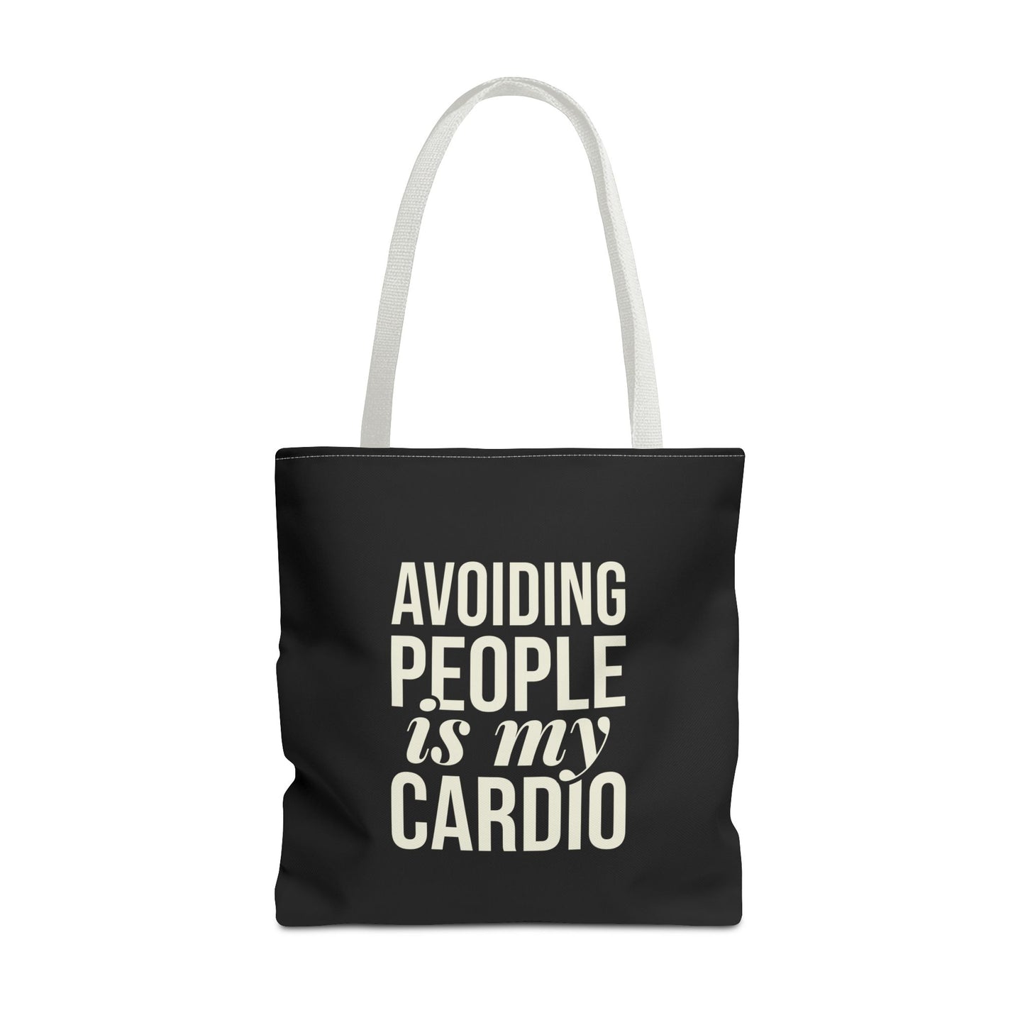 Avoiding People is my Cardio Tote Bag