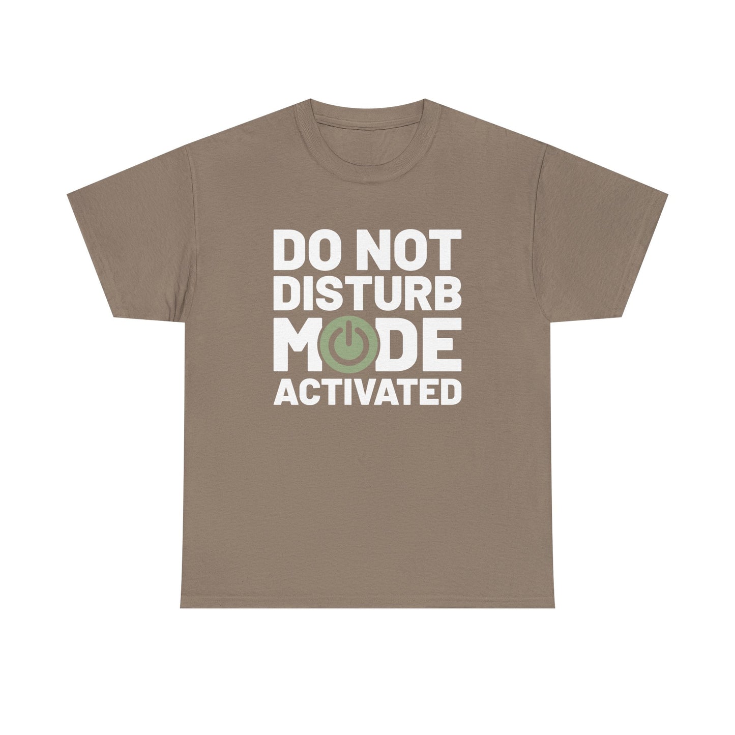 Do Not Disturb Mode Activated Unisex Heavy Cotton Tee
