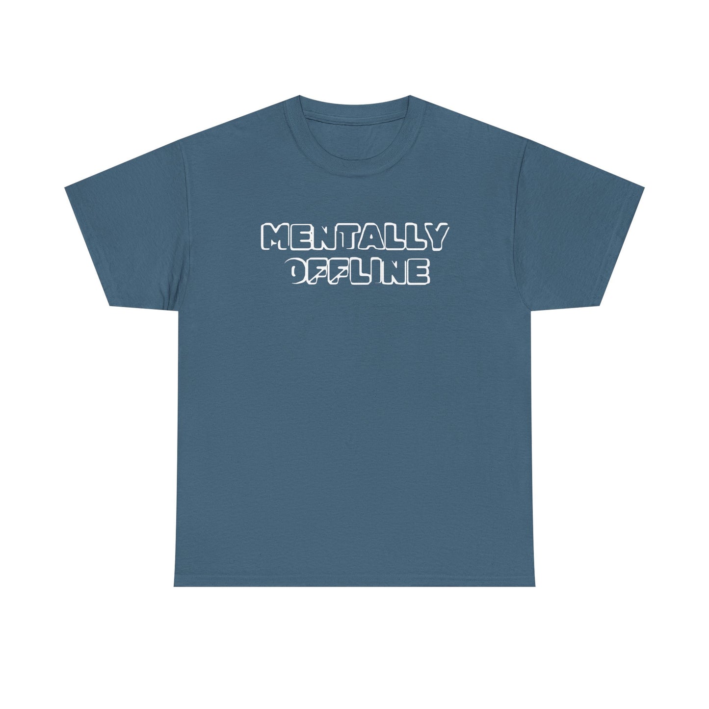 Mentally Offline Unisex Heavy Cotton Tee