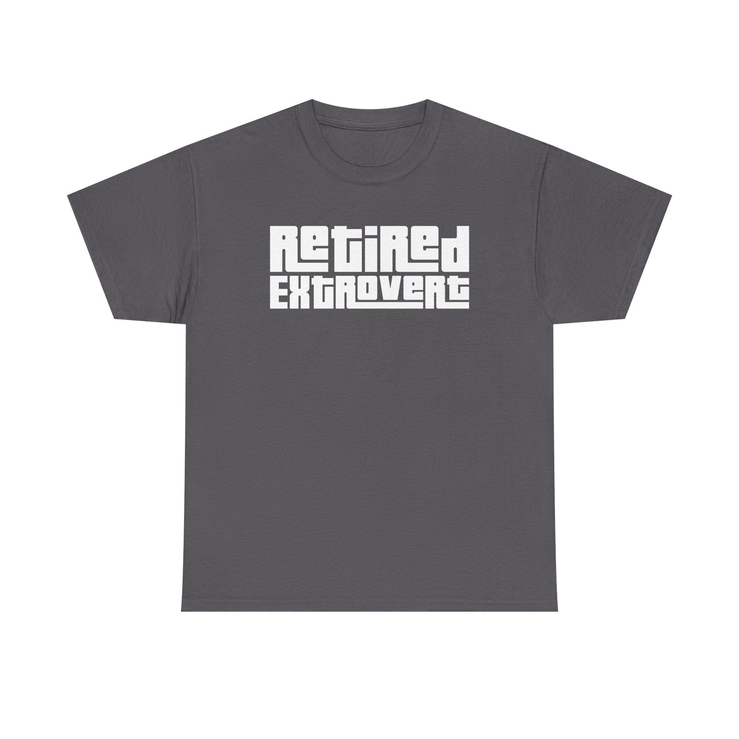 Retired Extrovert Unisex Heavy Cotton Tee
