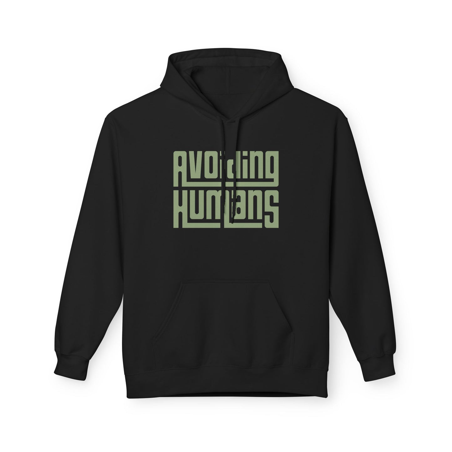 Avoiding Humans Fleece Hoodie
