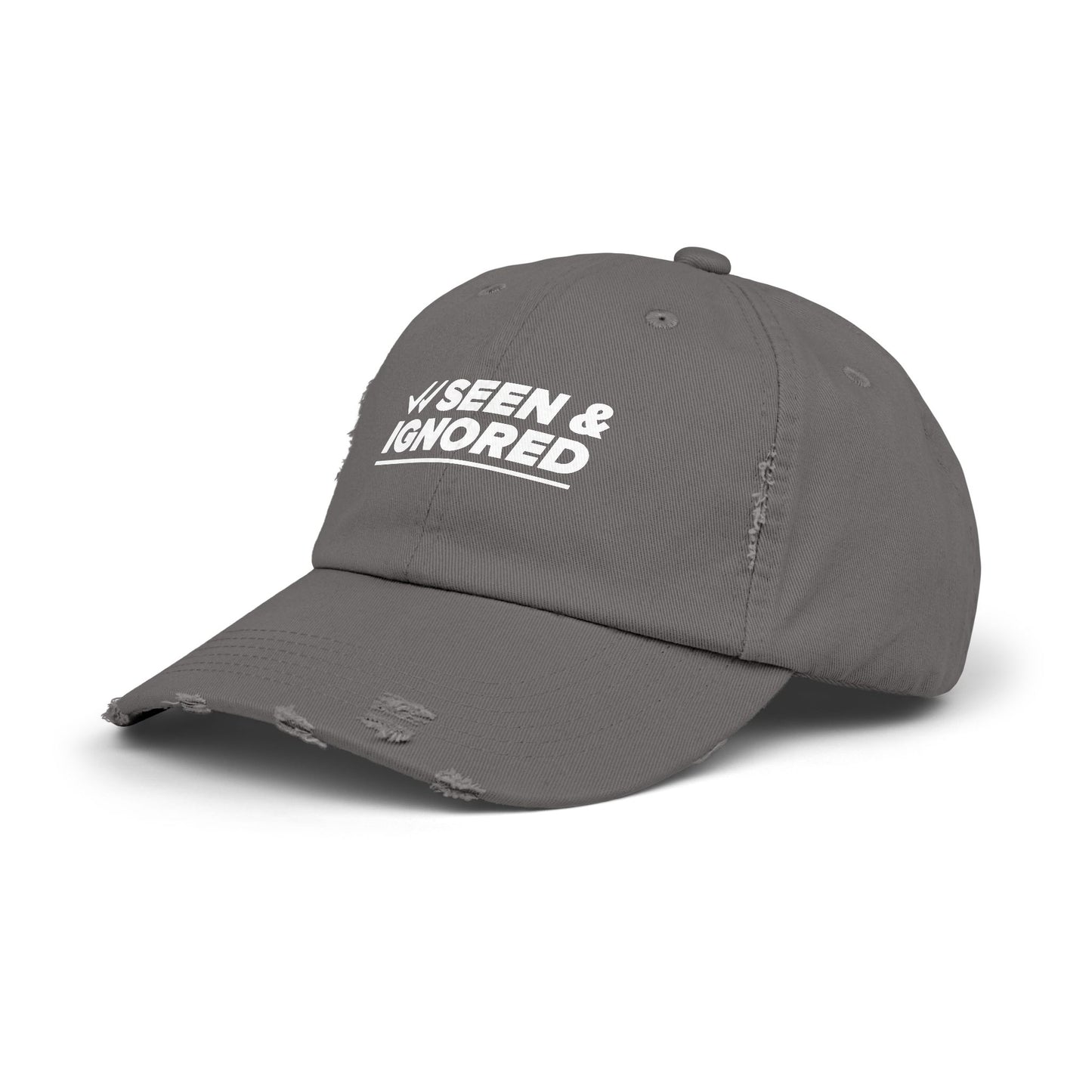 Seen & Ignored Distressed Cap
