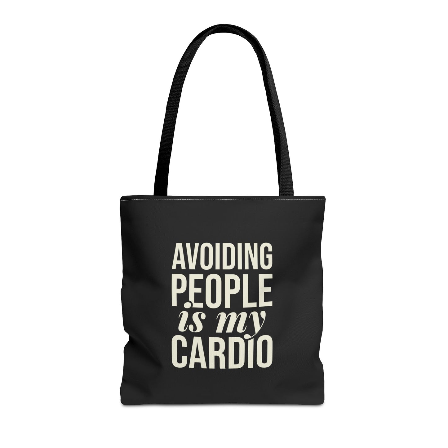 Avoiding People is my Cardio Tote Bag