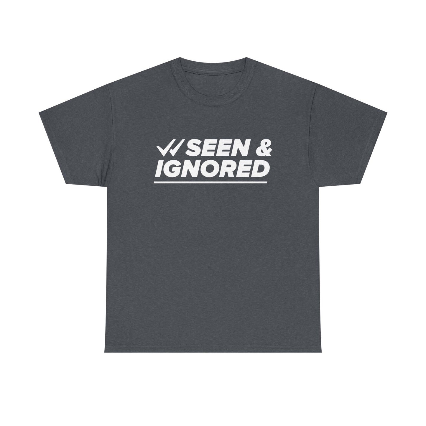Seen & Ignored Unisex Heavy Cotton Tee