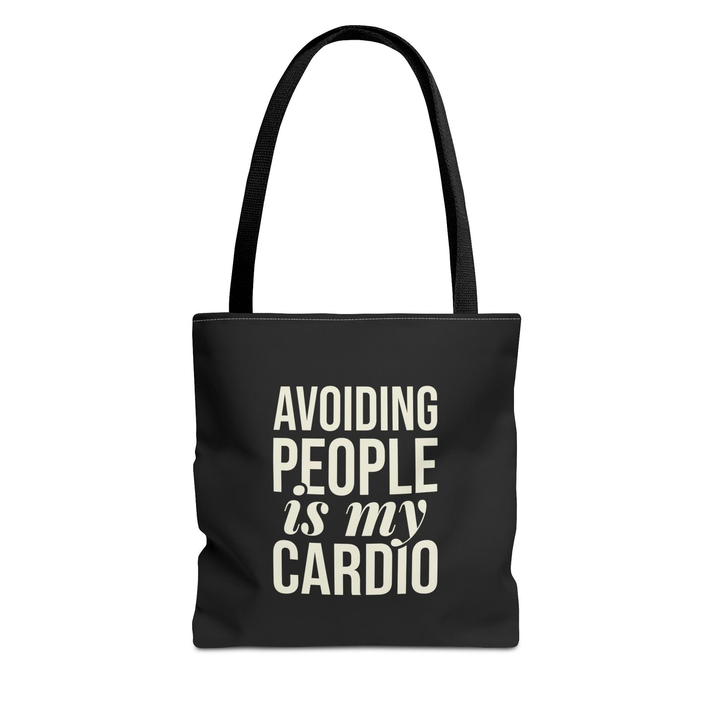 Avoiding People is my Cardio Tote Bag