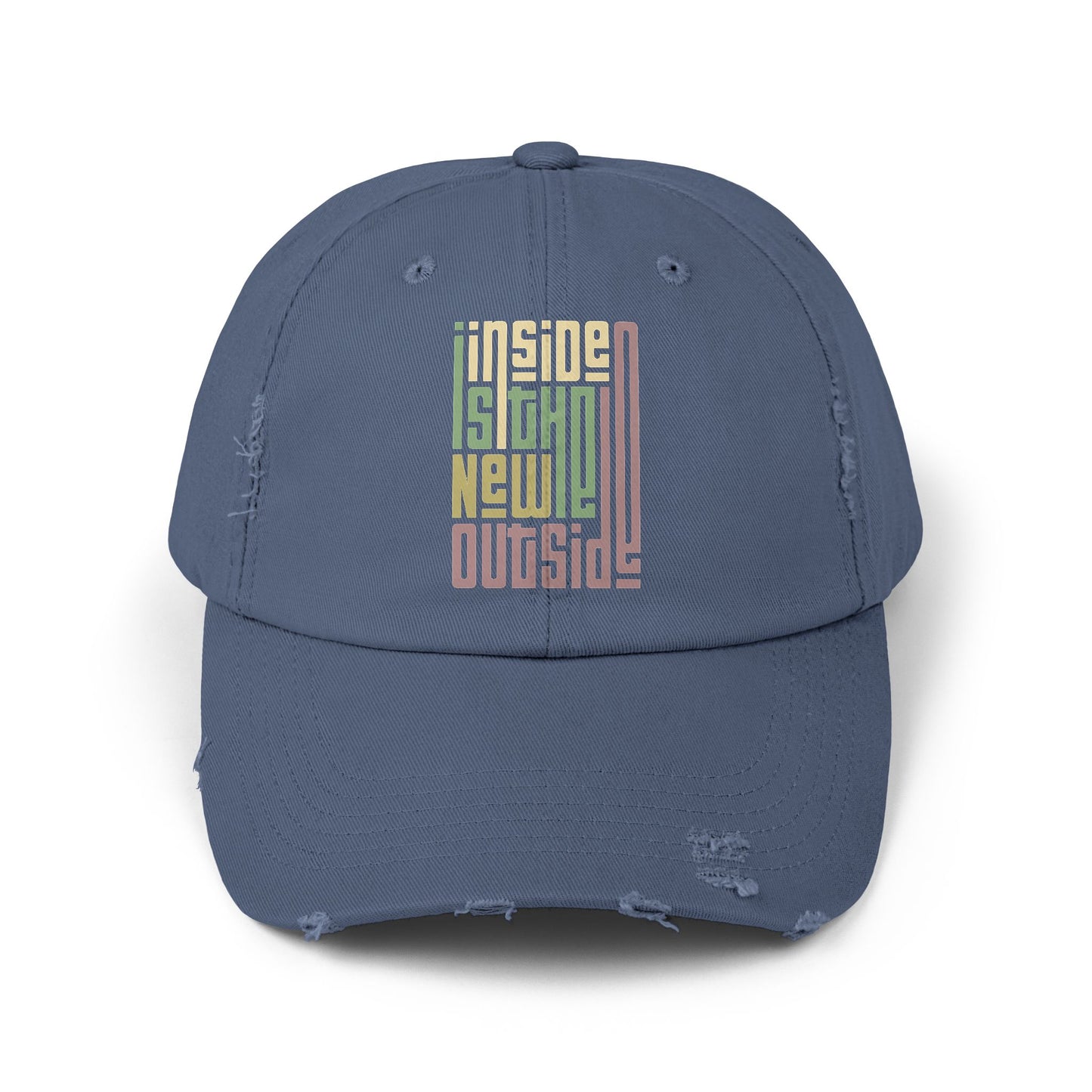 Inside is the New Outside Distressed Cap