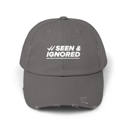 Seen & Ignored Distressed Cap