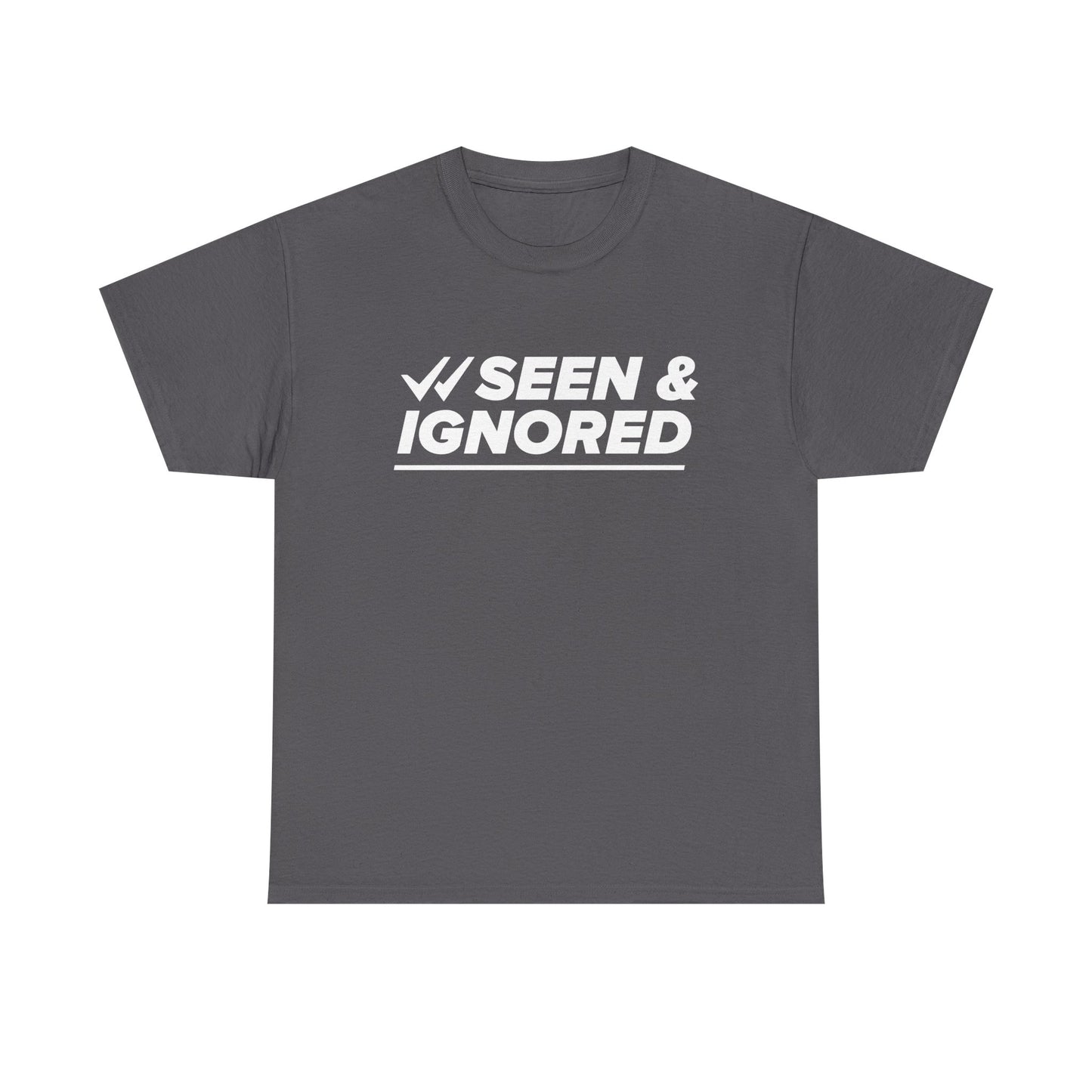 Seen & Ignored Unisex Heavy Cotton Tee