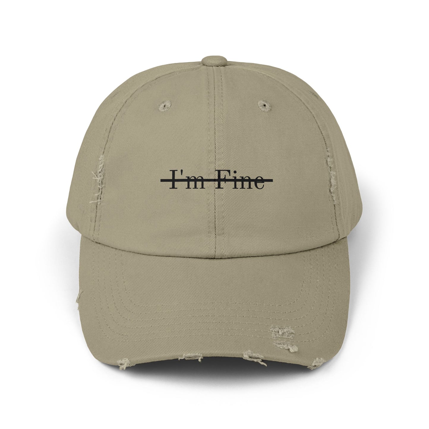 Im fine Distressed Cap