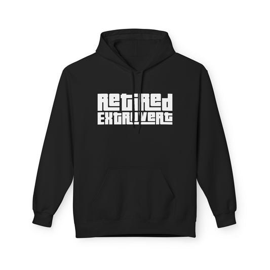 Retired Extrovert  Fleece Hoodie