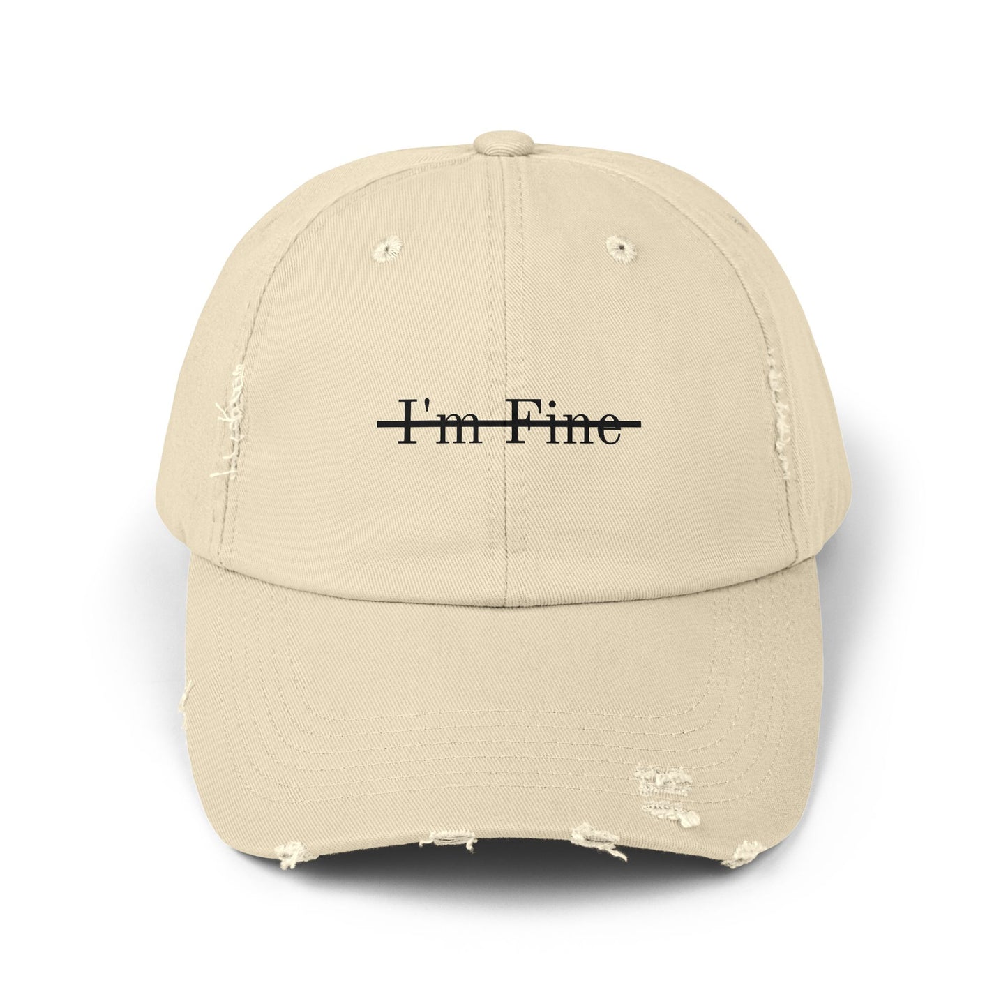 Im fine Distressed Cap
