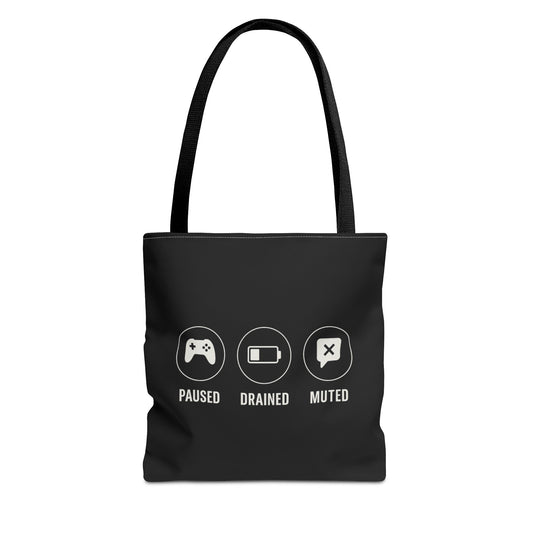 Paused  Tote Bag
