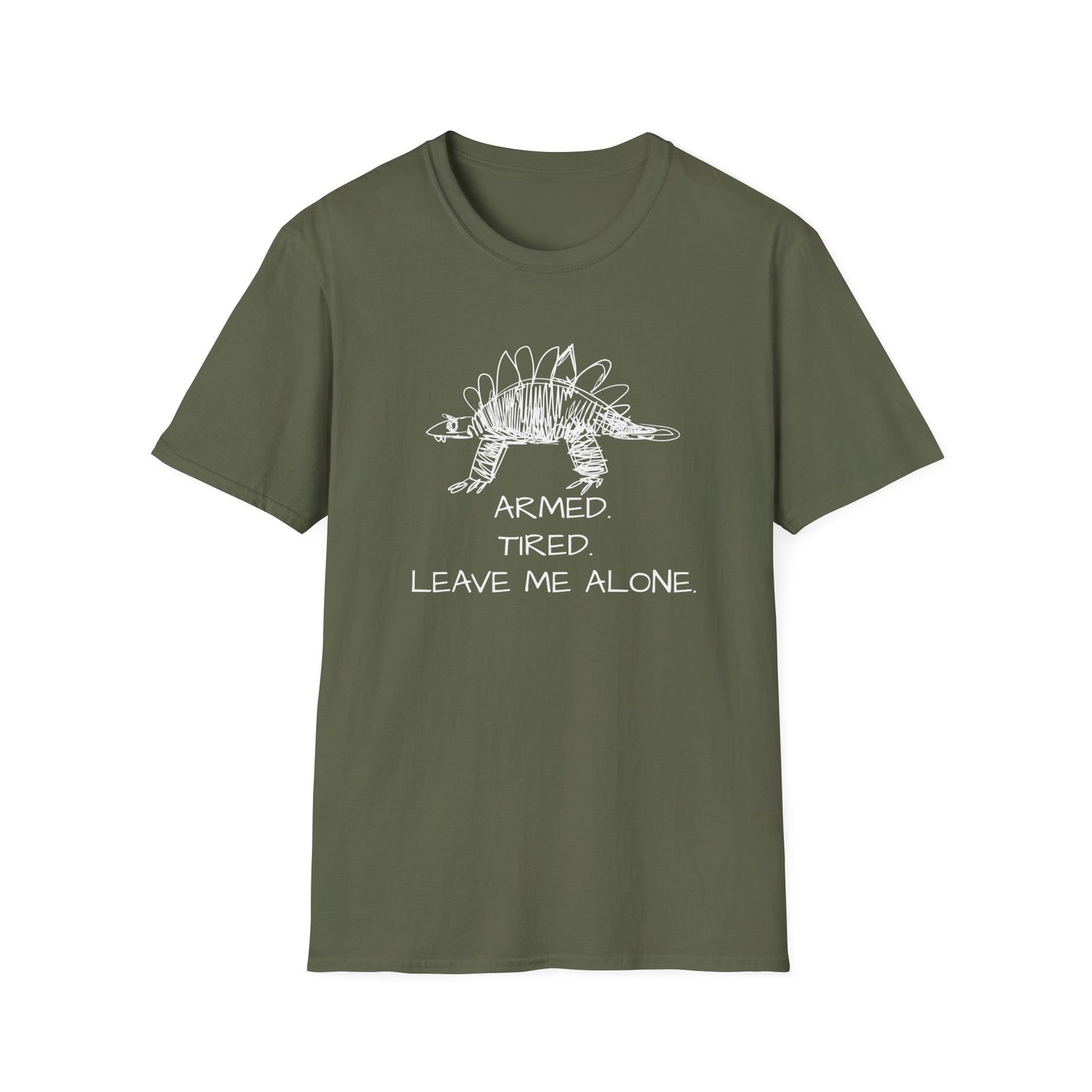 Armed Tired Leave Me Alone Tee