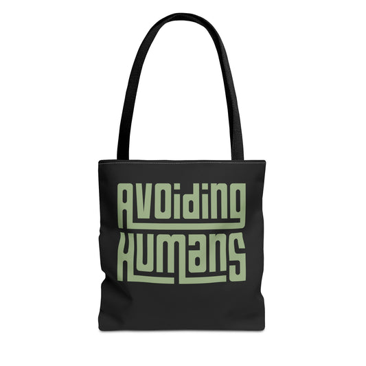 Avoiding Humans Tote Bag – Funny Anti-Social Tote for Introverts & People Avoiders