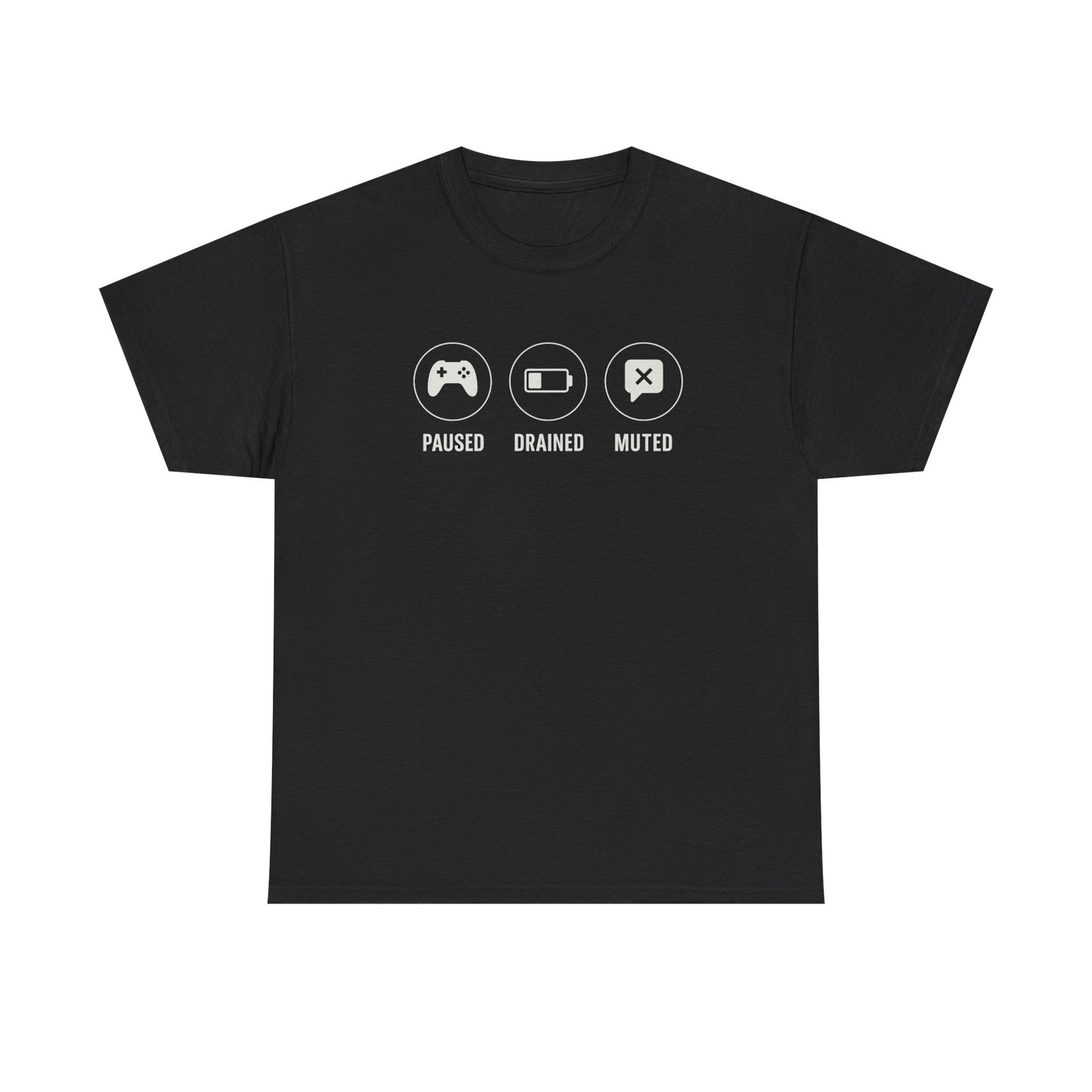 Paused  Unisex Heavy Cotton Tee