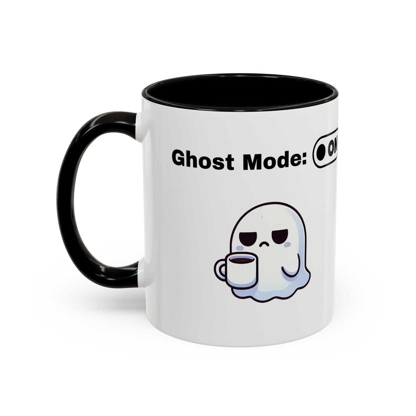 Ghost Mode Mug – Funny Introvert Coffee Mug for Anti-Social Souls & Quiet Mornings
