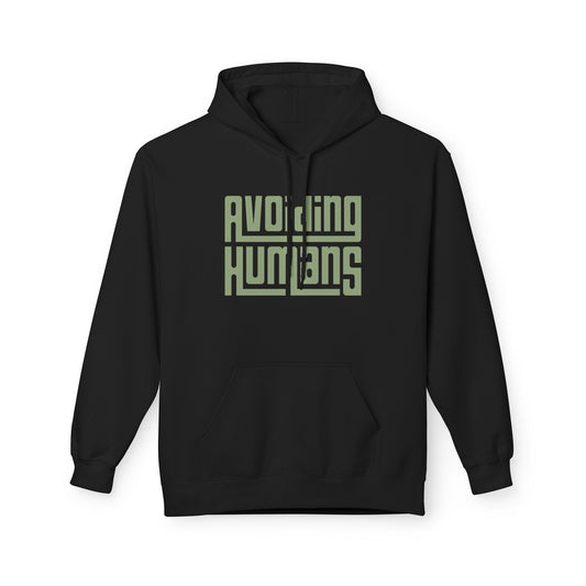 Avoiding Humans Fleece Hoodie